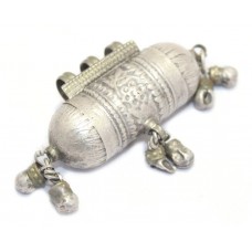 Pendant Vintage Muslim Taweez Antique Tribal Old Silver Tawiz Amulet Unisex D20